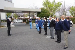 埼玉電気会館で消防訓練